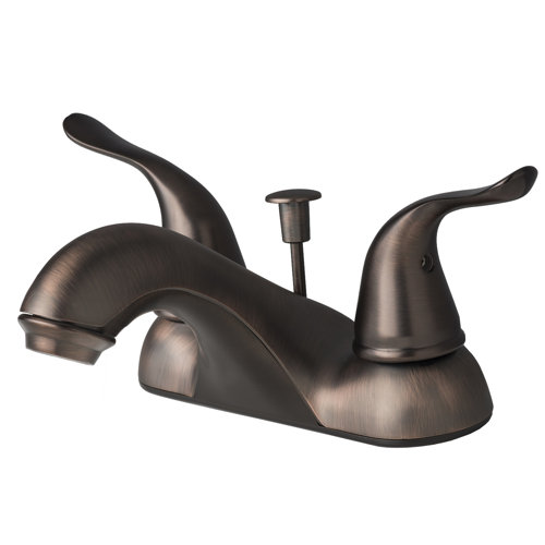 LagunaBrass Centerset Faucet 2handle Bathroom Faucet with Drain